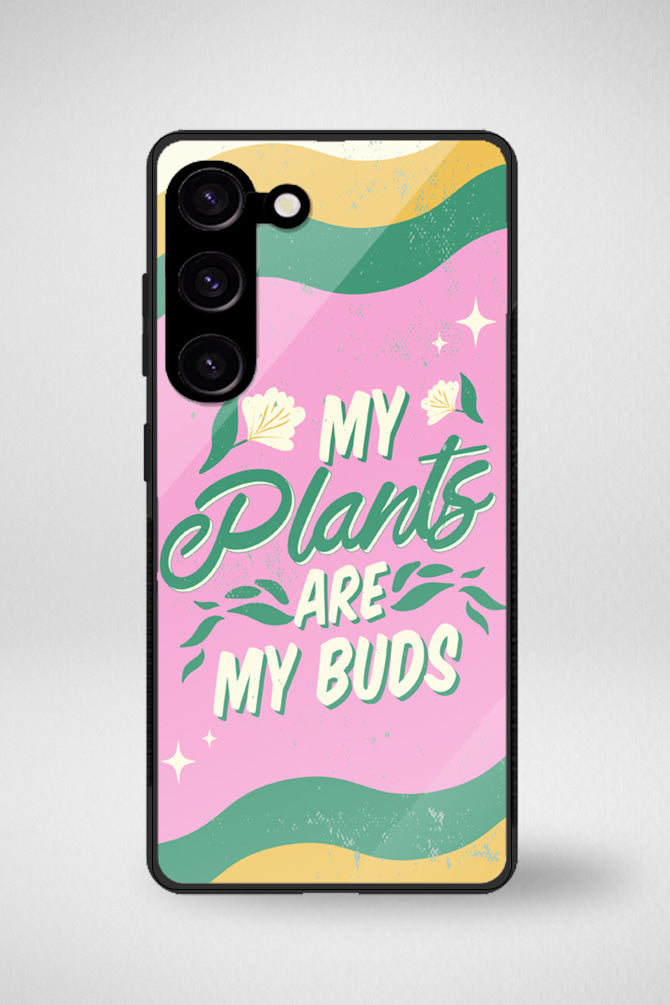 Houseplants lettering Glass Mobile Case - iPhone, Samsung & OnePlus -6