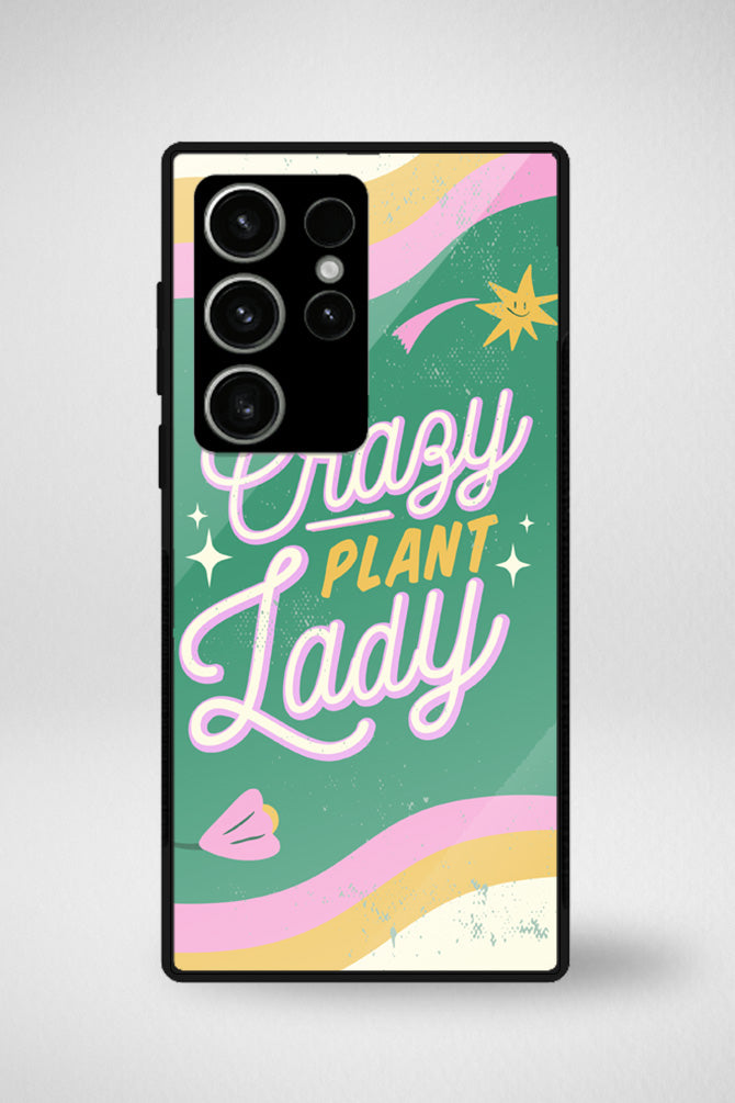 Houseplants lettering Glass Mobile Case - iPhone, Samsung & OnePlus -15