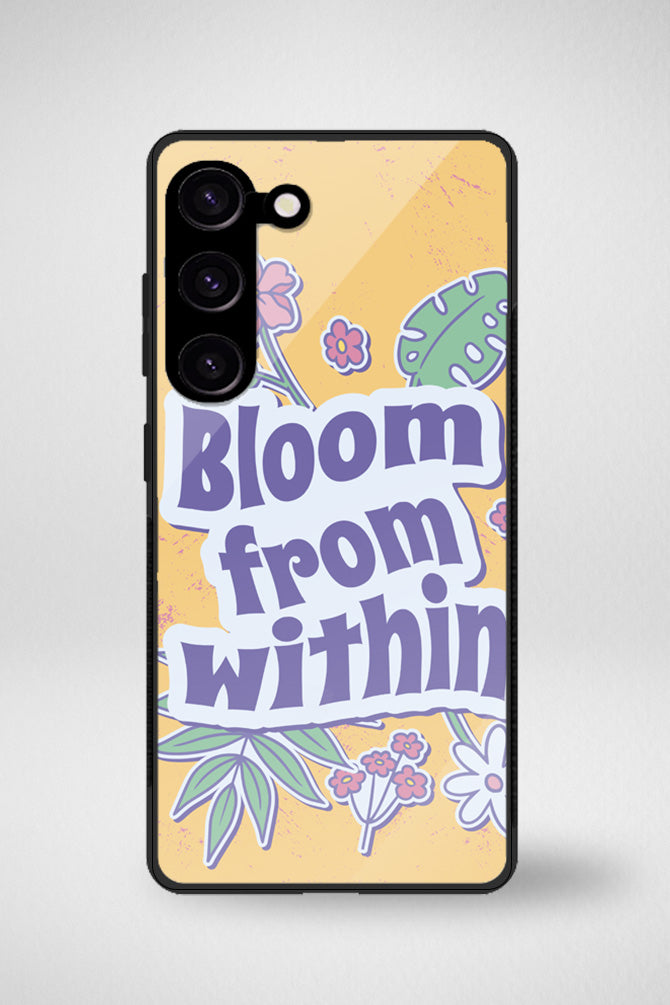 Motivational floral Glass Mobile Case - iPhone, Samsung & OnePlus -6