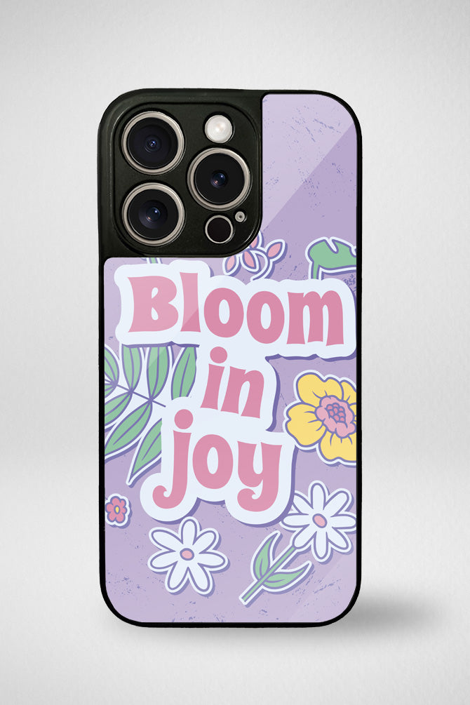 Motivational floral Glass Mobile Case - iPhone, Samsung & OnePlus -7
