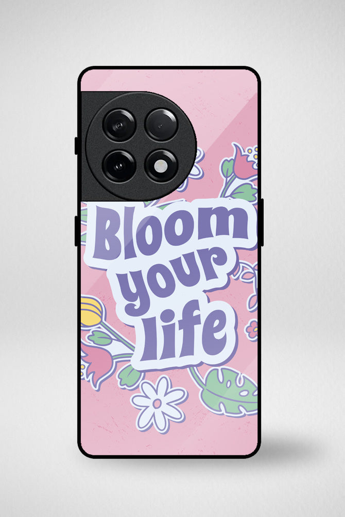 Motivational floral Glass Mobile Case - iPhone, Samsung & OnePlus -13