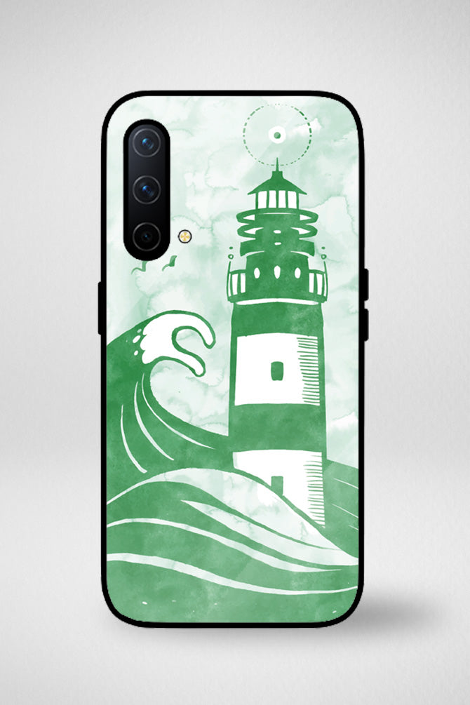 Lighthouse in the ocean Glass Mobile Case - iPhone, Samsung & OnePlus -4
