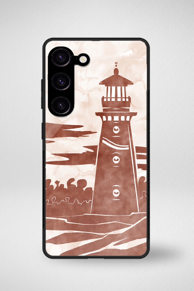 Lighthouse in the ocean Glass Mobile Case - iPhone, Samsung & OnePlus -16