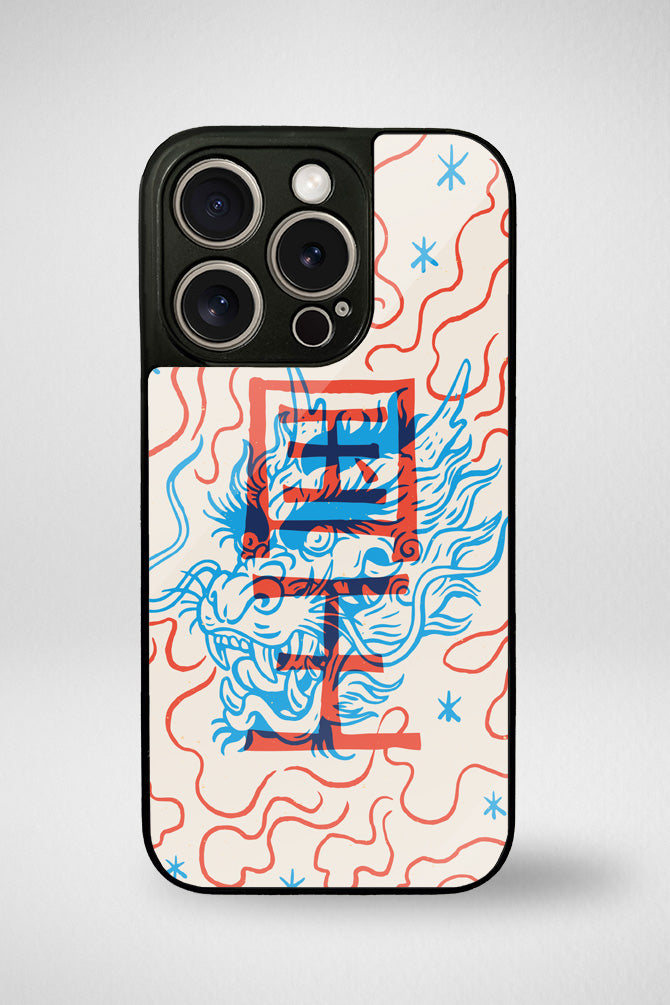Asian dragons Glass Mobile Case - iPhone, Samsung & OnePlus -2