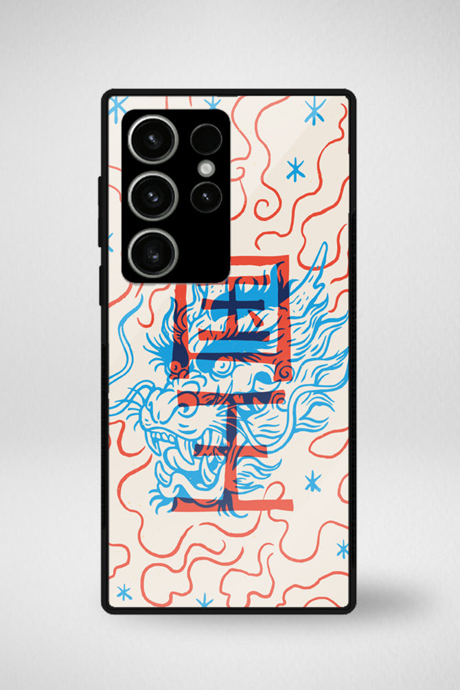 Asian dragons Glass Mobile Case - iPhone, Samsung & OnePlus -5