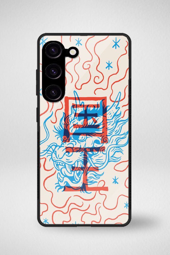 Asian dragons Glass Mobile Case - iPhone, Samsung & OnePlus -6