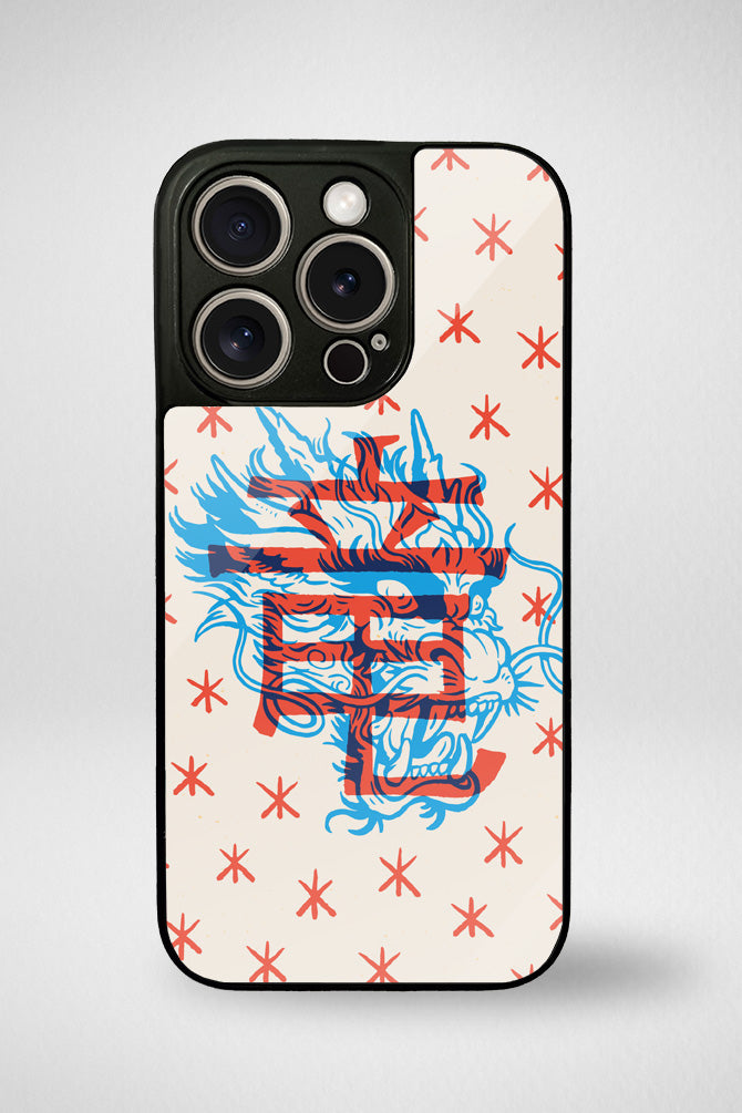 Asian dragons Glass Mobile Case - iPhone, Samsung & OnePlus -7