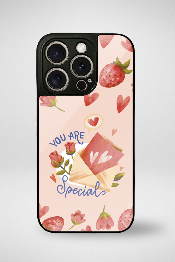 Valentines day watercolor Glass Mobile Case - iPhone, Samsung & OnePlus -2