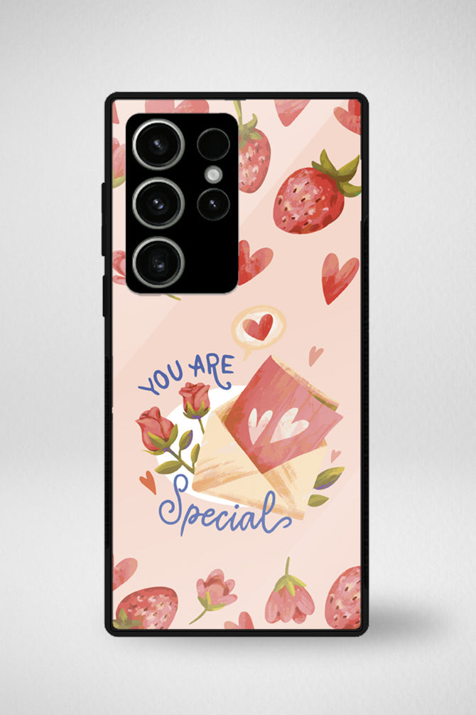 Valentines day watercolor Glass Mobile Case - iPhone, Samsung & OnePlus -5