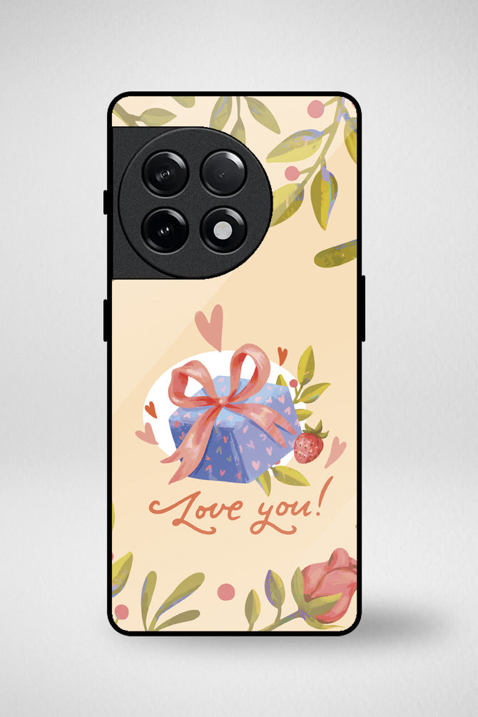 Valentines day watercolor Glass Mobile Case - iPhone, Samsung & OnePlus -8