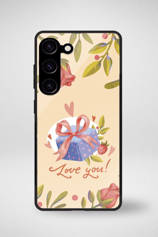 Valentines day watercolor Glass Mobile Case - iPhone, Samsung & OnePlus -11