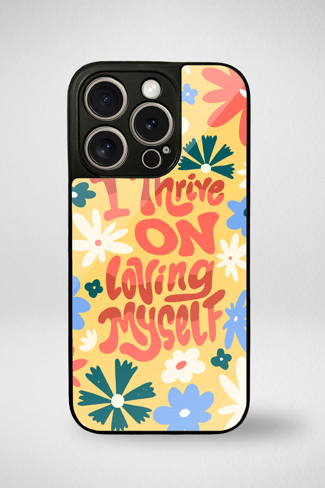 Self love Glass Mobile Case - iPhone, Samsung & OnePlus -7