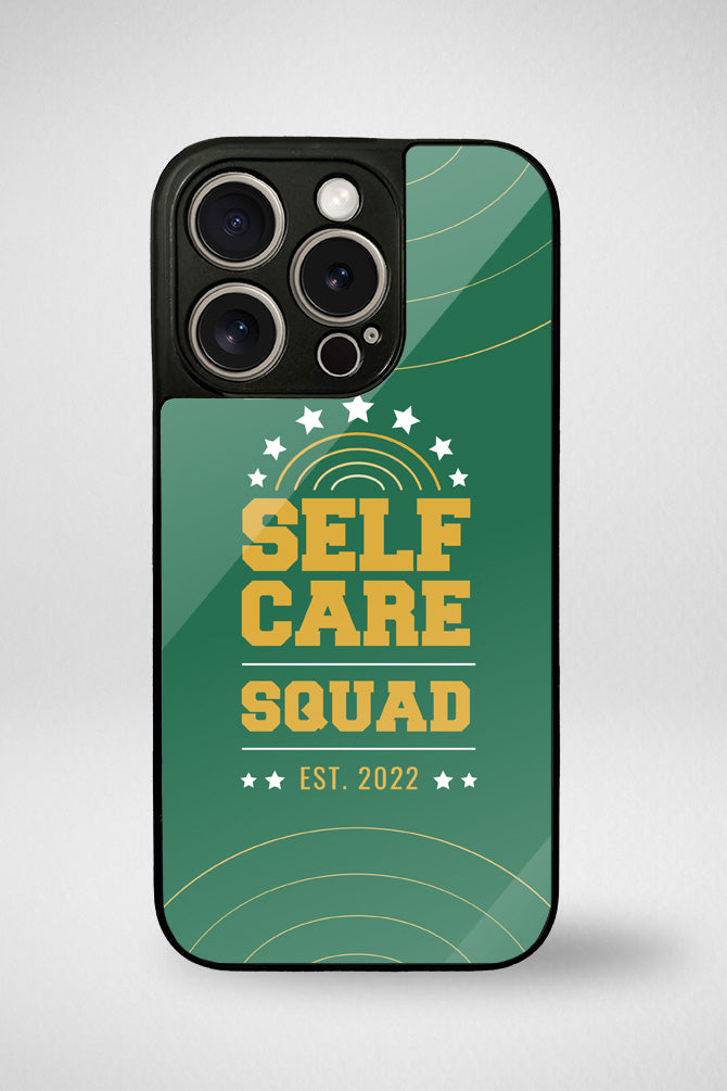 Healthy lifestyle relax quotes Glass Mobile Case - iPhone, Samsung & OnePlus -12