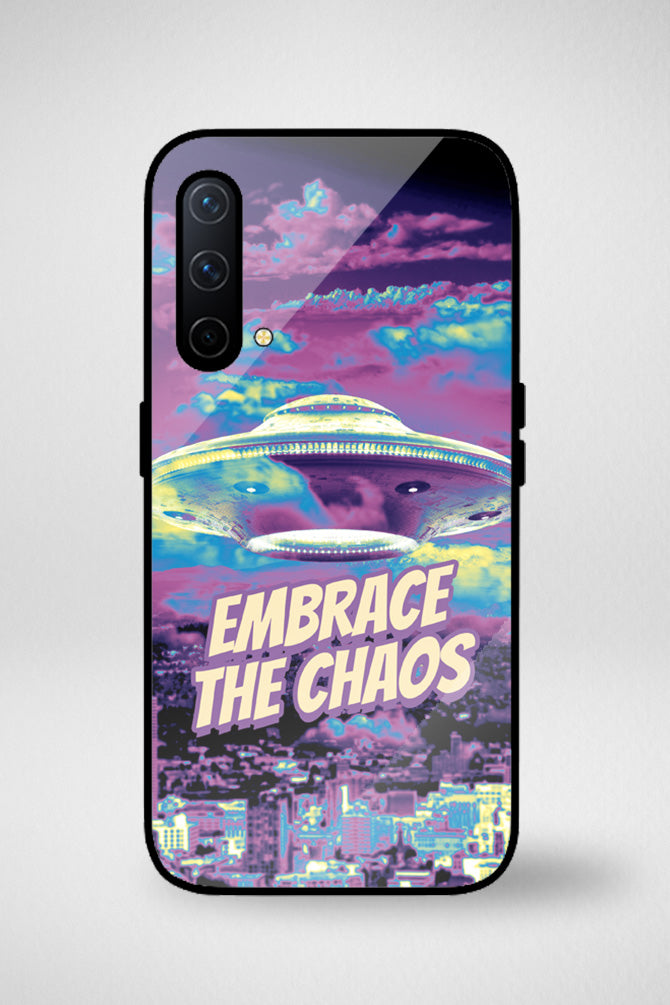 Alien spaceship flying Glass Mobile Case - iPhone, Samsung & OnePlus -4