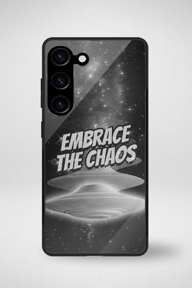 Alien spaceship flying Glass Mobile Case - iPhone, Samsung & OnePlus -11