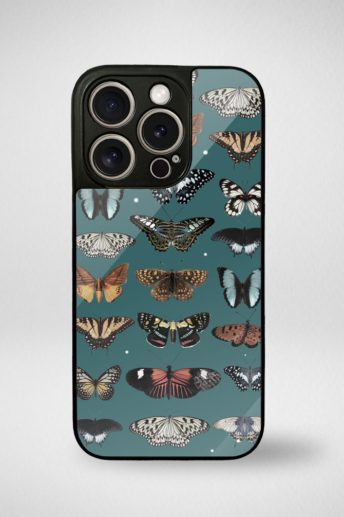 Butterfly species Glass Mobile Case - iPhone, Samsung & OnePlus -2