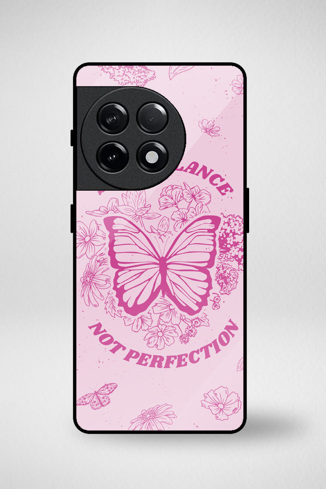 Inspirational butterfly Glass Mobile Case - iPhone, Samsung & OnePlus -3