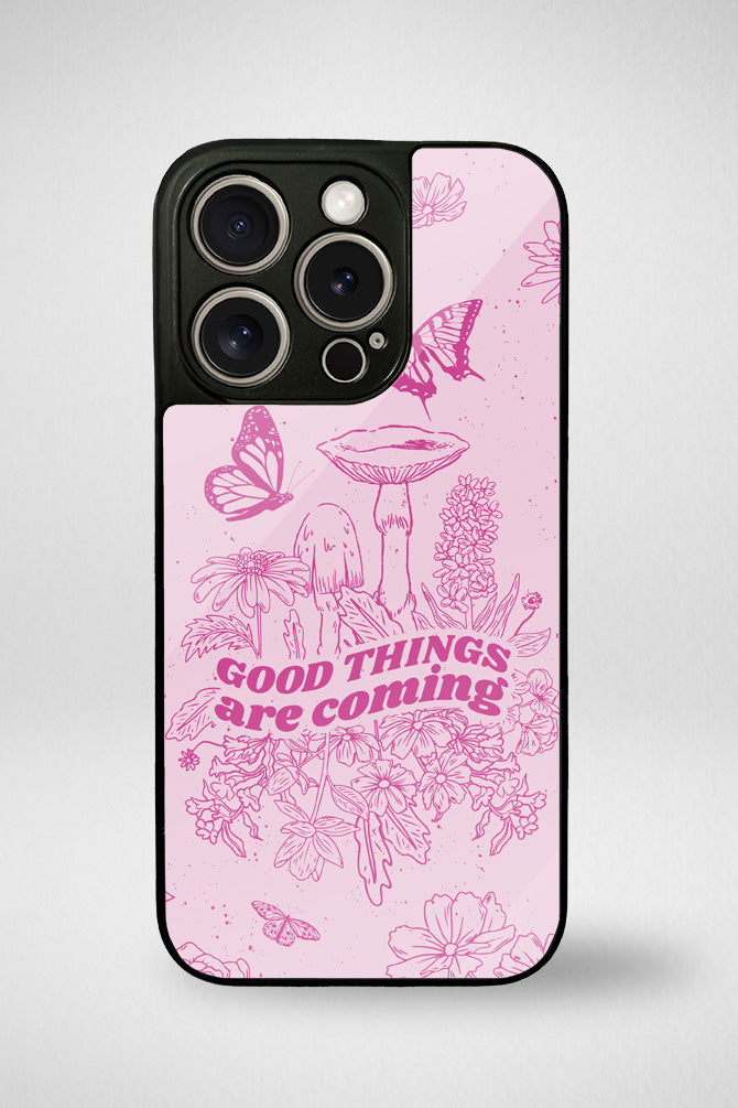 Inspirational butterfly Glass Mobile Case - iPhone, Samsung & OnePlus -7
