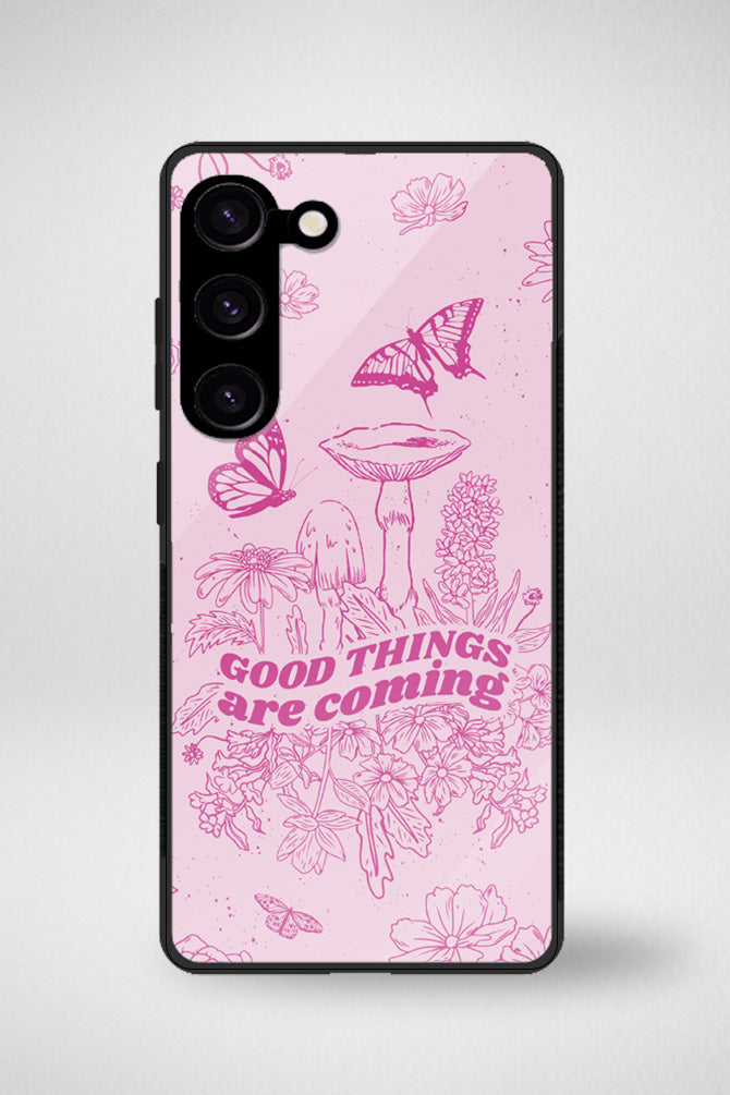 Inspirational butterfly Glass Mobile Case - iPhone, Samsung & OnePlus -11