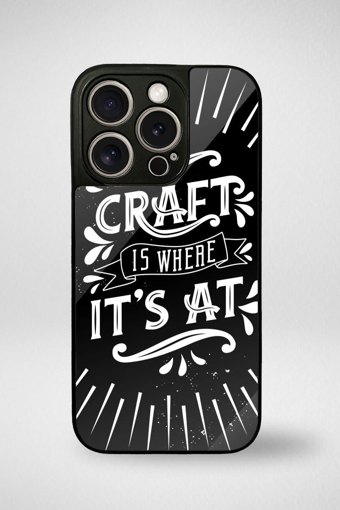 Beer lettering quotes  Glass Mobile Case - iPhone, Samsung & OnePlus -7