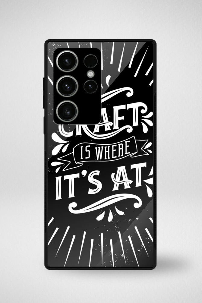 Beer lettering quotes  Glass Mobile Case - iPhone, Samsung & OnePlus -10
