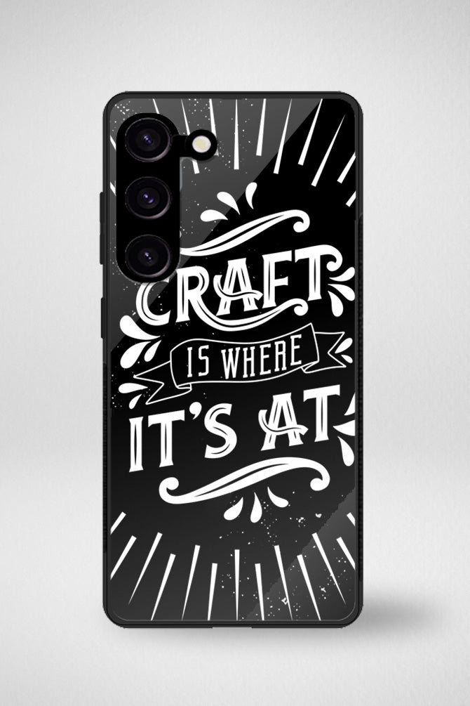 Beer lettering quotes  Glass Mobile Case - iPhone, Samsung & OnePlus -11