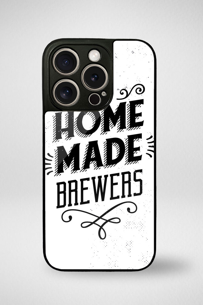 Beer lettering quotes  Glass Mobile Case - iPhone, Samsung & OnePlus -12