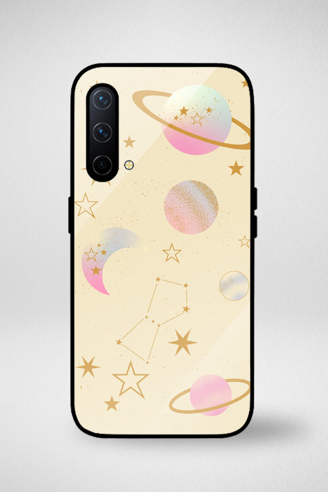 Planets and stars gradient Glass Mobile Case - iPhone, Samsung & OnePlus -4