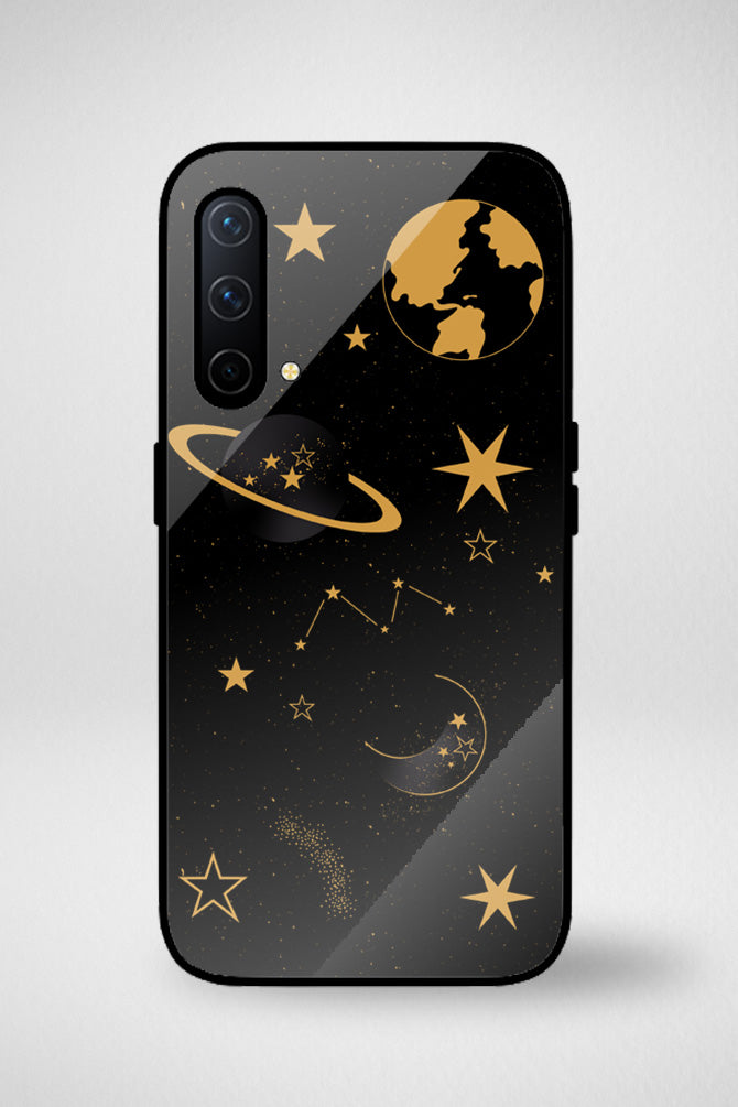 Planets and stars gradient Glass Mobile Case - iPhone, Samsung & OnePlus -9