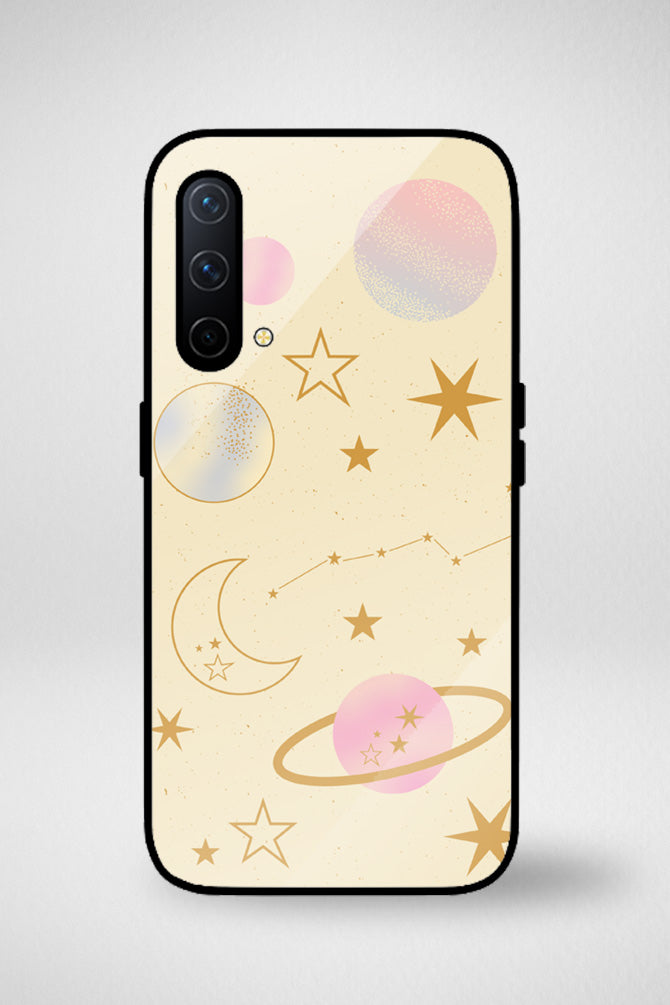 Planets and stars gradient Glass Mobile Case - iPhone, Samsung & OnePlus -14