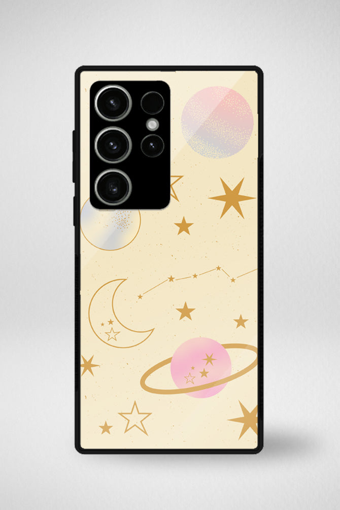 Planets and stars gradient Glass Mobile Case - iPhone, Samsung & OnePlus -15