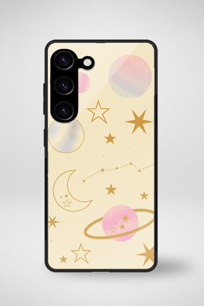 Planets and stars gradient Glass Mobile Case - iPhone, Samsung & OnePlus -16