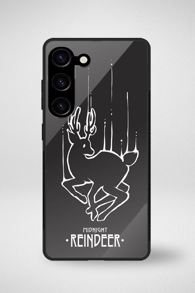 Animals line art Glass Mobile Case - iPhone, Samsung & OnePlus -6
