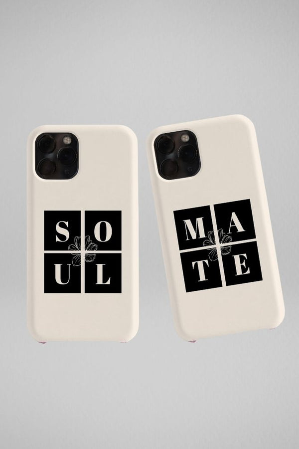 Soul-Mate Couple Hard Mobile Case - iPhone, Samsung, OnePlus & Xiaomi