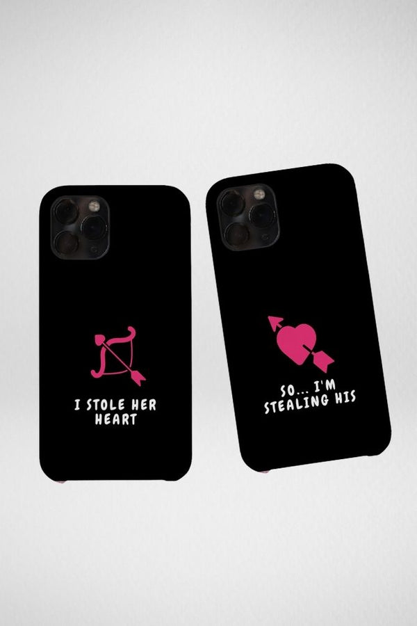 Stole Hearts Couple Hard Mobile Case - iPhone, Samsung, OnePlus & Xiaomi