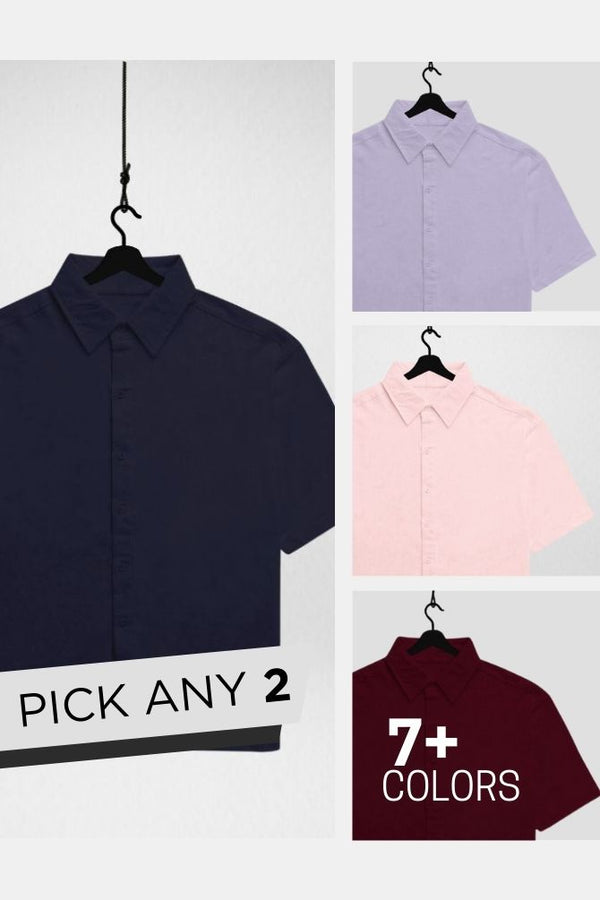 Pick Any 2 Oversized Shirts Combo - 1