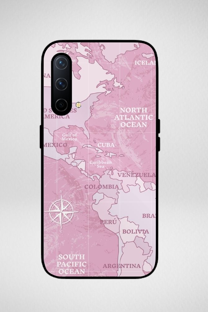 Worldmap Travel Glass Mobile Case - iPhone, Samsung & OnePlus -13
