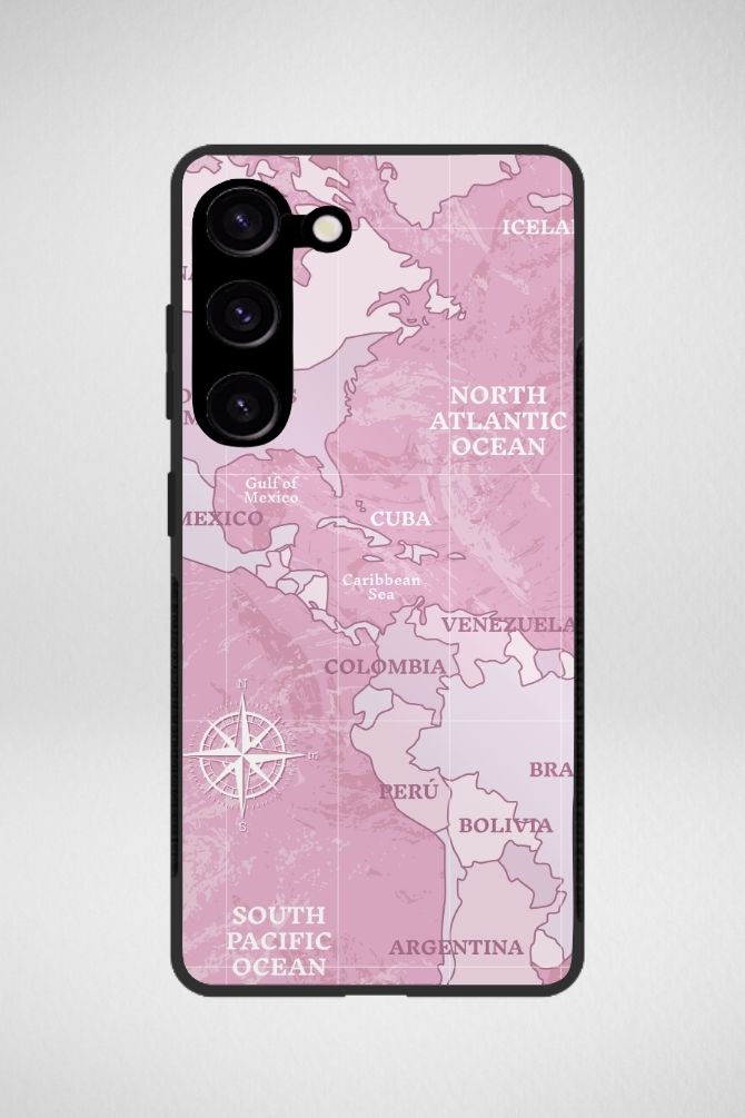 Worldmap Travel Glass Mobile Case - iPhone, Samsung & OnePlus -15