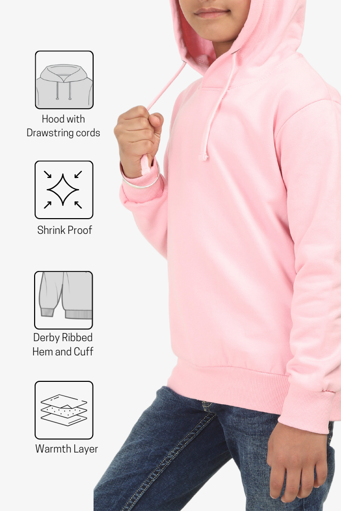 Baby Pink Hoodie For Boy - WowWaves - 6