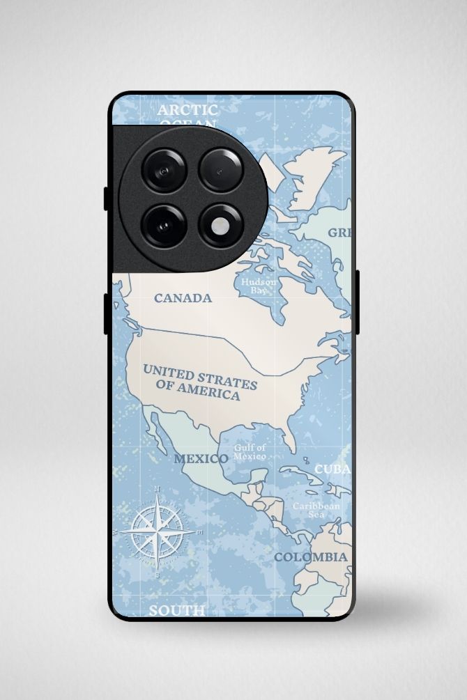 Worldmap Travel Glass Mobile Case - iPhone, Samsung & OnePlus -20