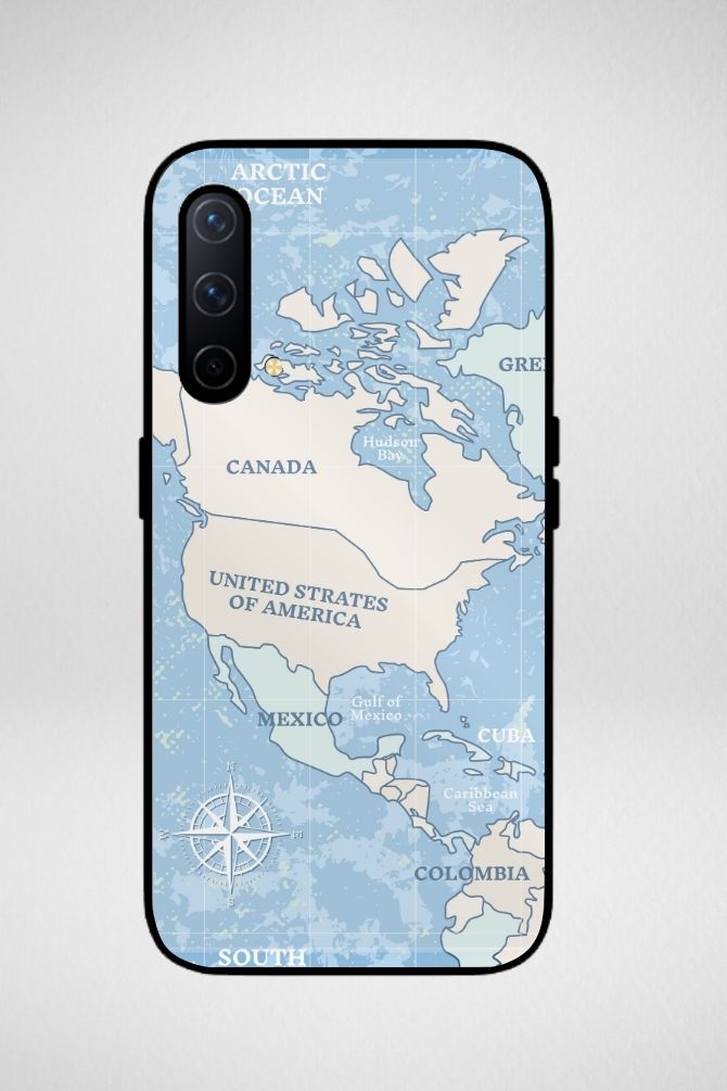 Worldmap Travel Glass Mobile Case - iPhone, Samsung & OnePlus -21