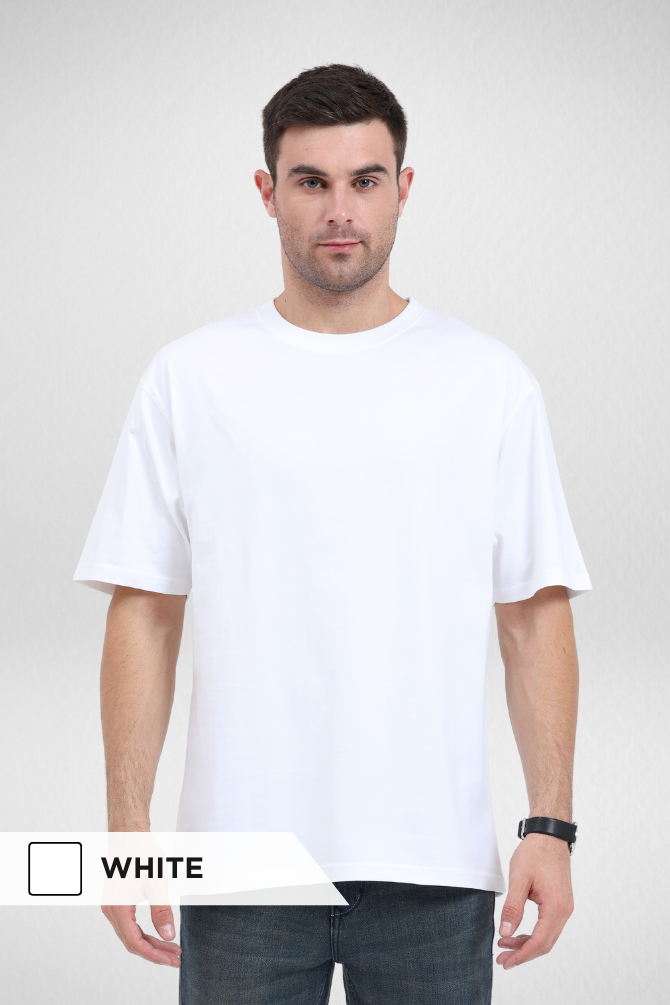 Pack Of 3 Lightweight Oversized T-Shirts White Black And Beige For Men - WowWaves - 2