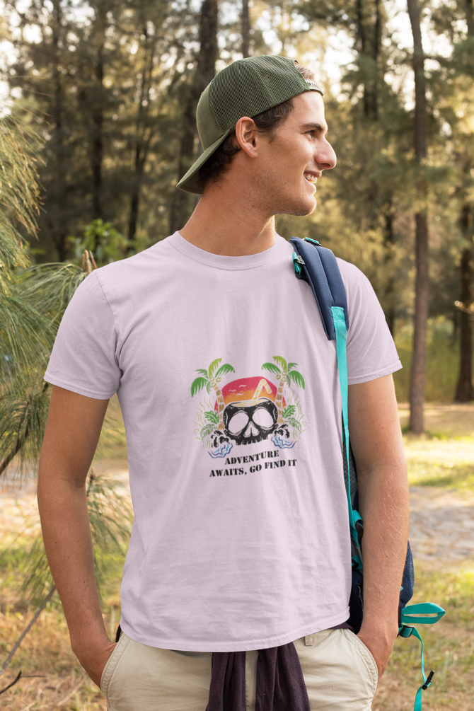 Hawaiian Beach Printed T-Shirt For Men - WowWaves - 5