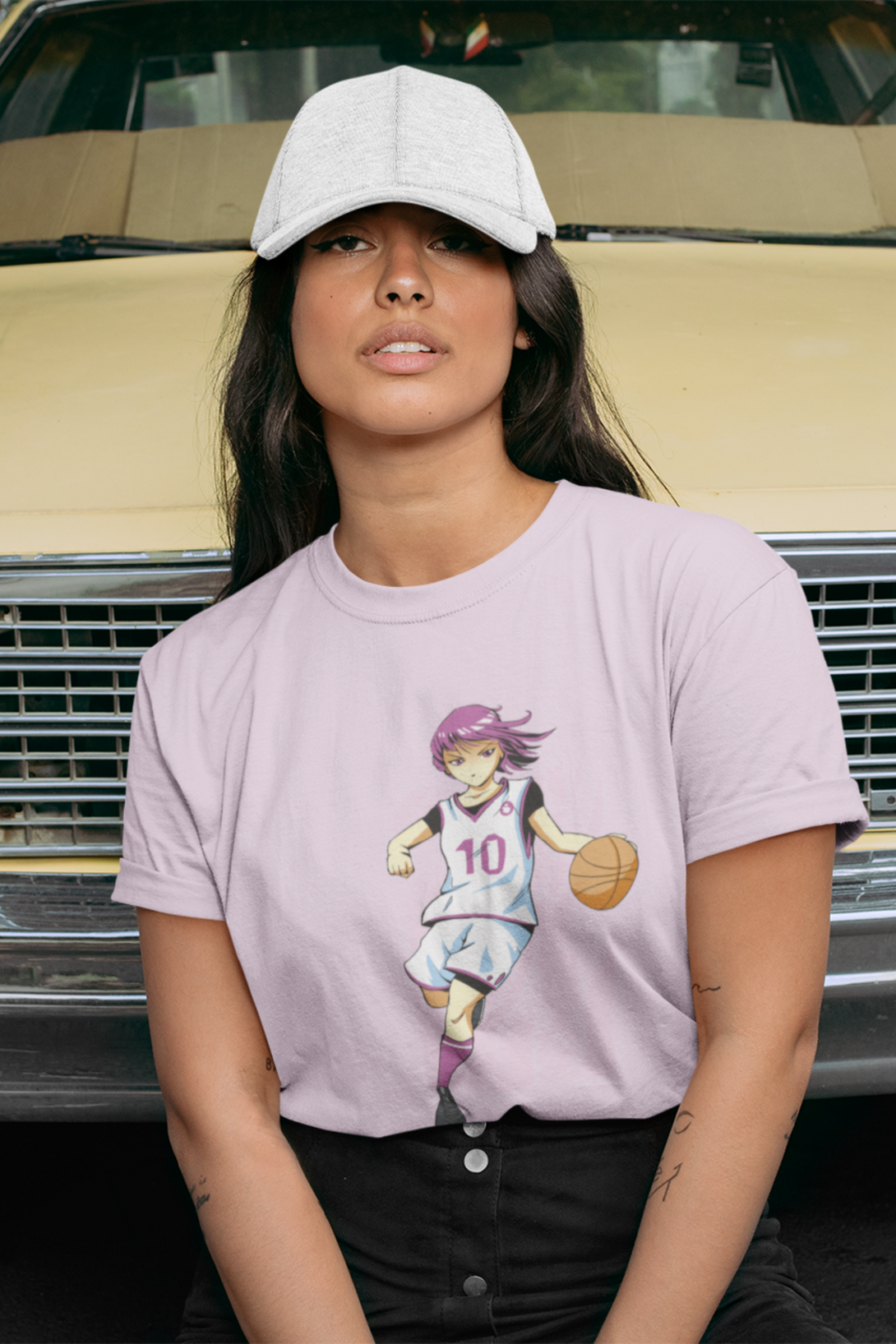 Anime Basketball Printed T-Shirt For Women - WowWaves - 4