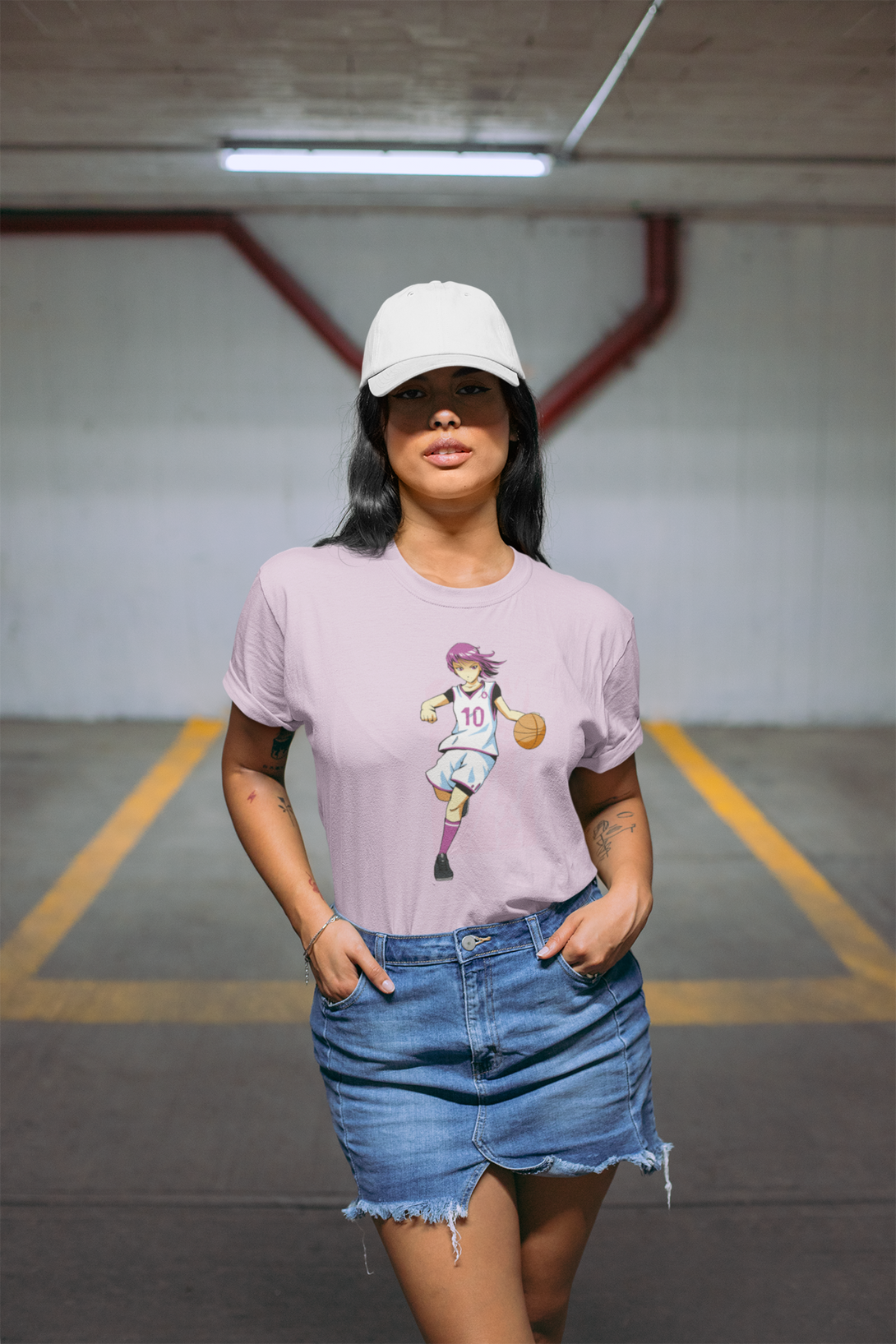 Anime Basketball Printed T-Shirt For Women - WowWaves - 6