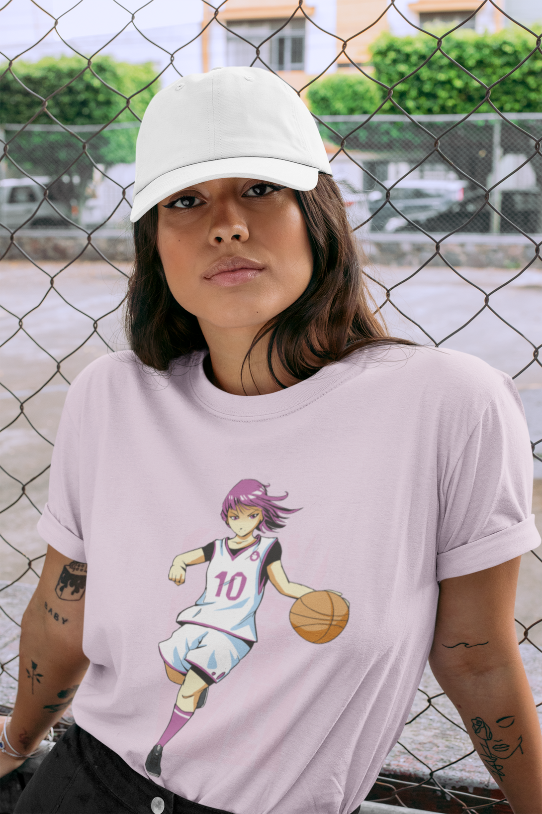 Anime Basketball Printed T-Shirt For Women - WowWaves - 7