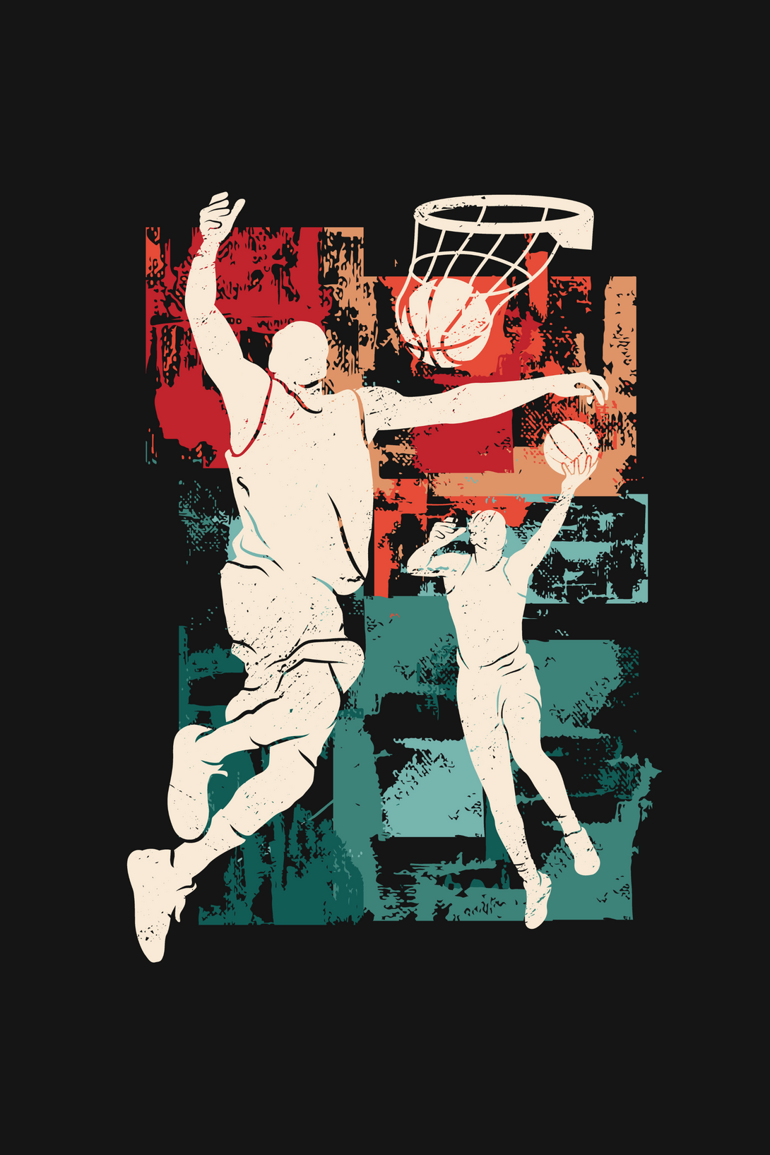 Basketball Legends Black Printed T-Shirt For Women - WowWaves - 1