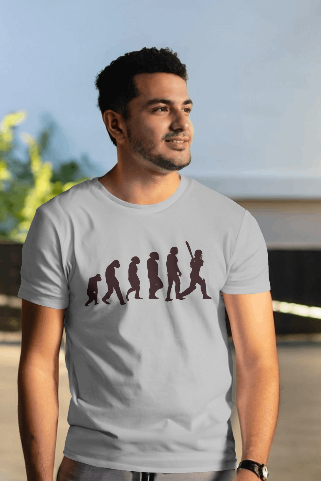 Evolution Of Cricket Printed T-Shirt For Men - WowWaves - 6
