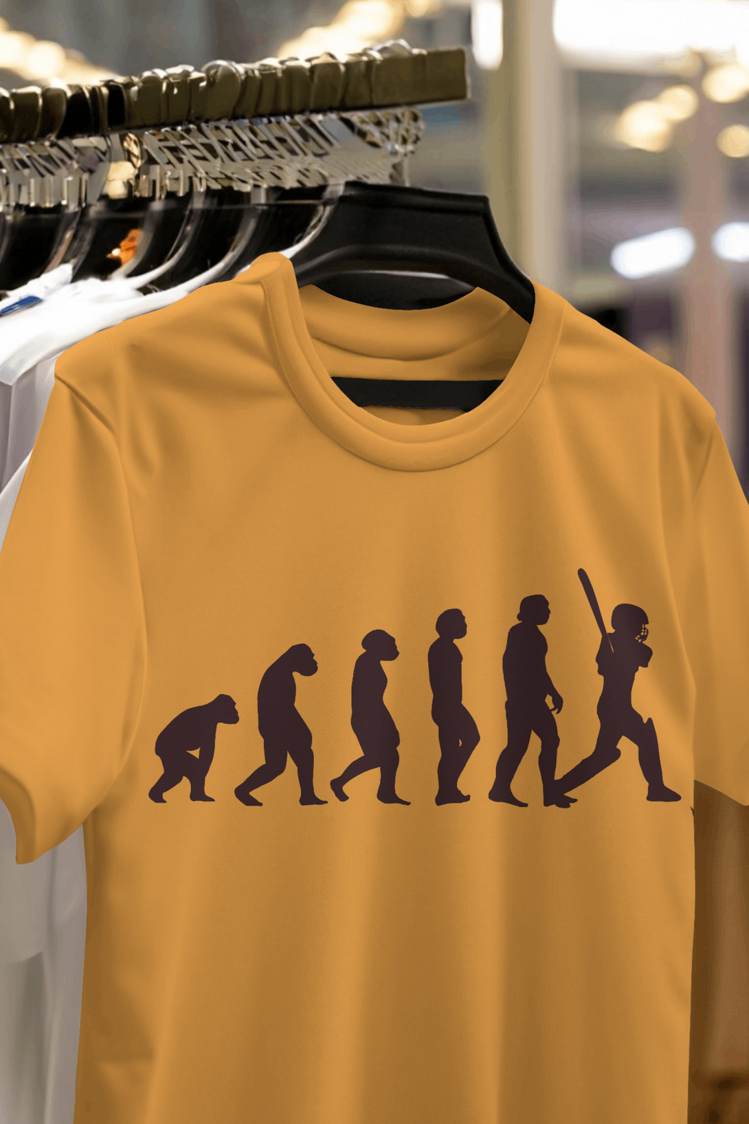 Evolution Of Cricket Printed T-Shirt For Men - WowWaves - 5