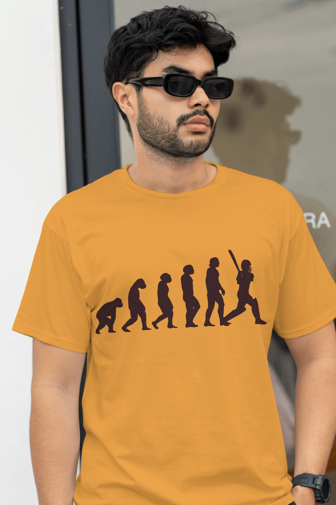 Evolution Of Cricket Printed T-Shirt For Men - WowWaves - 3